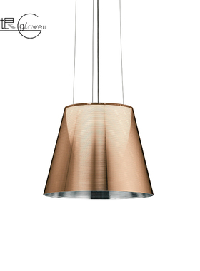 3C光无垠意大利Flos进口Ktribe透明色银茶色卧室客厅吊灯餐厅半透