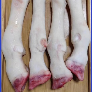 新鲜羊蹄子生羊蹄内蒙大草原现杀带筋精修冷冻羊爪清真生鲜饭店商