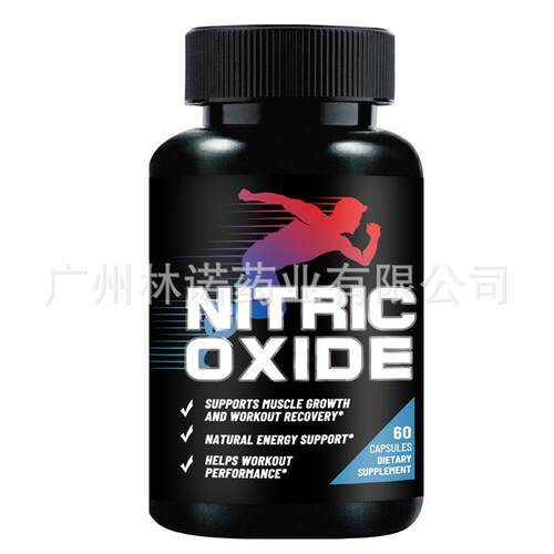 Nitric Oxide Booster - Pre Workout, Muscle Builder, 60 Caps