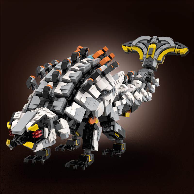 SETbricks 卷背兽 小颗粒拼装积木兼容益智儿童玩具套装拼插礼品