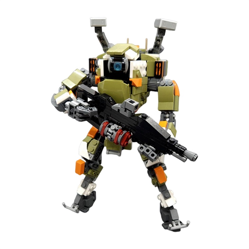 SETbricks积木泰坦陨落BT-7274机器人机甲摆件拼装玩具益智礼物