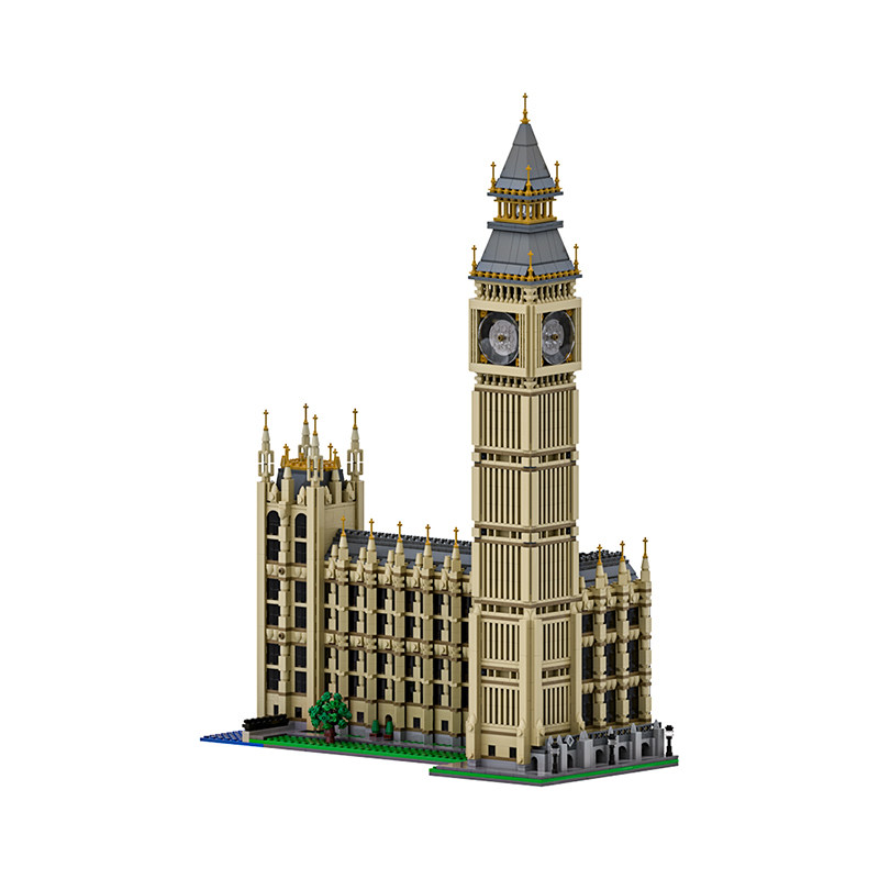 setbricks积木10253-大本钟建筑摆件组装拼装模型高砖零件MOC玩具