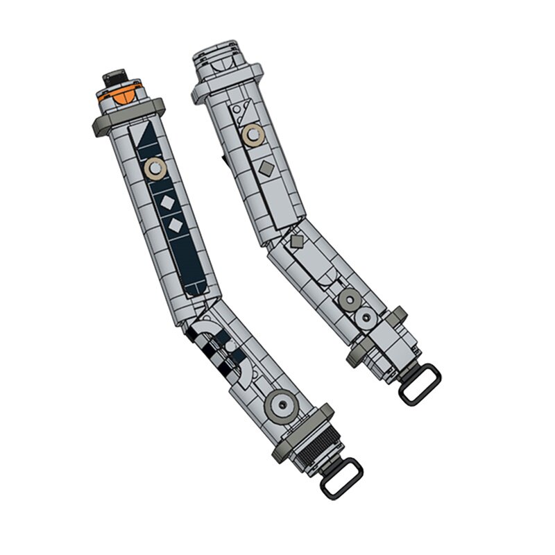 SETbricks积木阿索卡塔诺的光剑剑柄道具手办周边拼装玩具