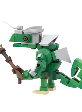 SETbricks积木塞尔达Lizalfos利扎磷游戏周边拼装玩具手办