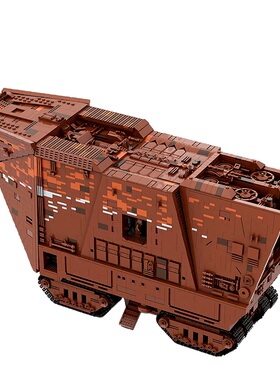 SETbricks积木星球大战沙地爬行器机甲机器人组装拼装模型摆件