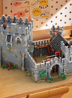 SETbricks  狮子城堡 小颗粒积木兼容益智儿童玩具套装拼插礼品