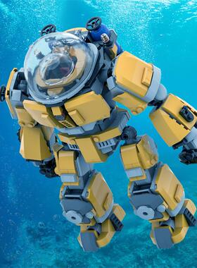 SETbricks 深海探索 小颗粒积木兼容益智儿童玩具套装拼插礼品