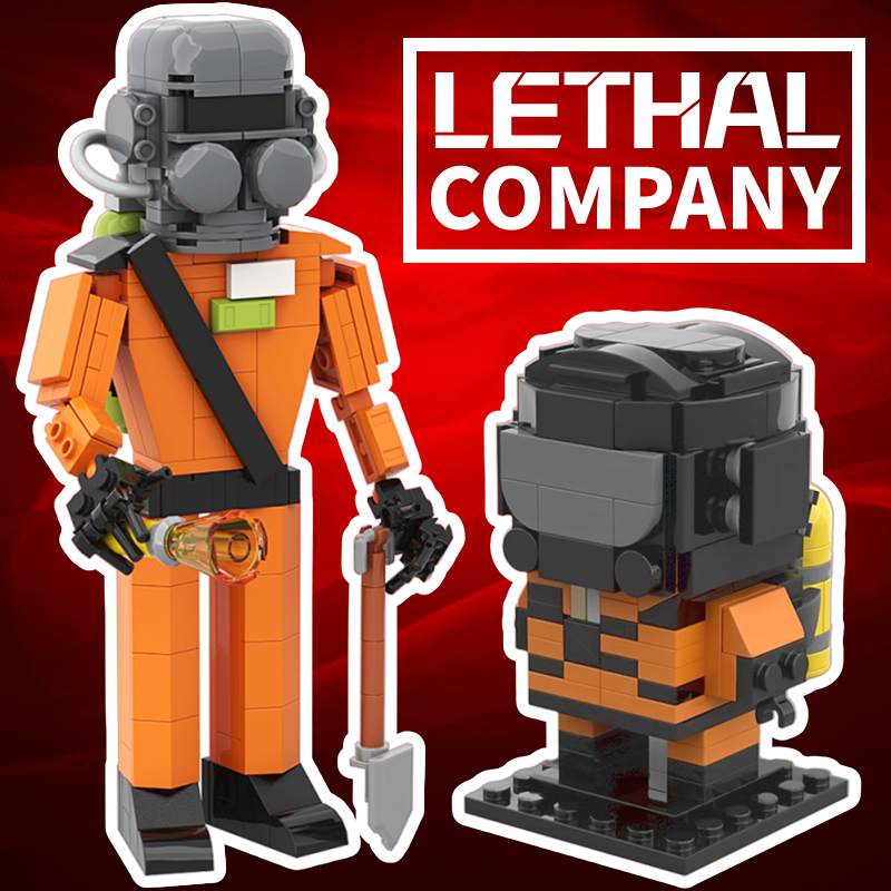 SETbricks积木致命公司角色周边玩具手办礼物