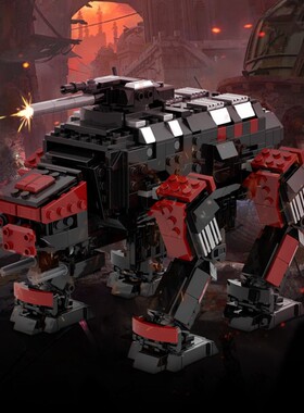 SETbricks 机器人工厂滑板车 积木兼容益智儿童玩具套装拼插礼品