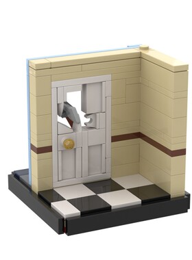 setbricks积木The Shining闪灵场景组装拼装模型高砖MOC零件玩具