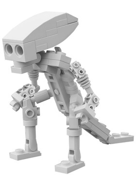 SETbricks积木骷髅异形拼装组装模型玩具高砖高德斯兼容零件