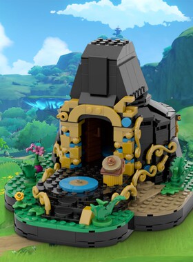 SETbrick  荒古神庙 小颗粒积木兼容益智儿童玩具套装拼插礼品