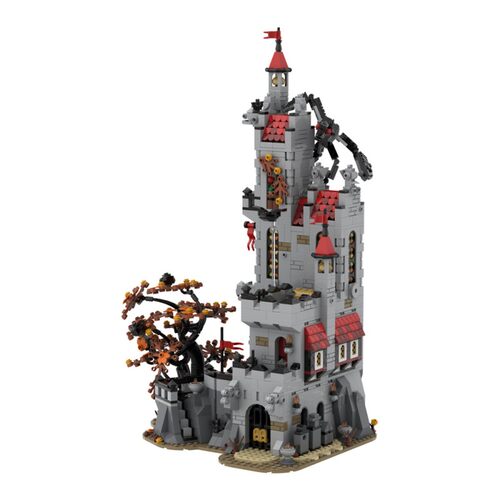 setbricks积木恐怖骑士巴兹尔的庄园组装拼装模型高砖零件MOC玩具