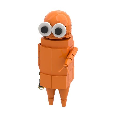 setbricks积木repo闹鬼公司-圆柱人组装拼装模型高砖零件MOC玩具