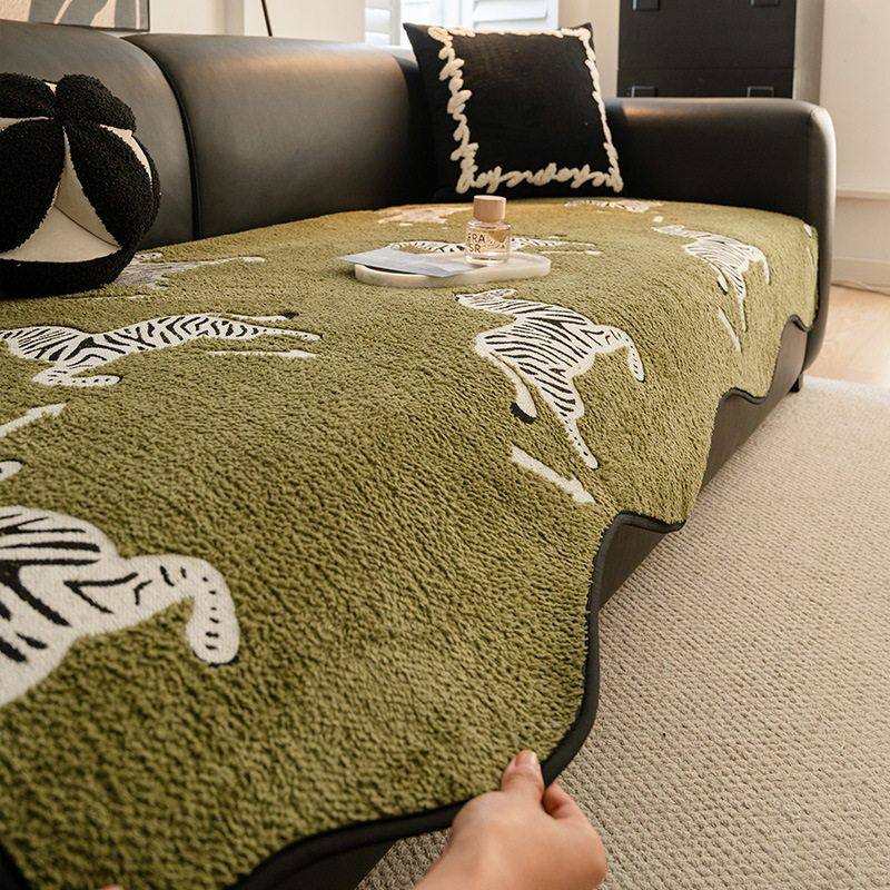 MOMO HOME家居秋冬新款异形加绒加厚沙发垫高级感轻奢风沙发坐垫