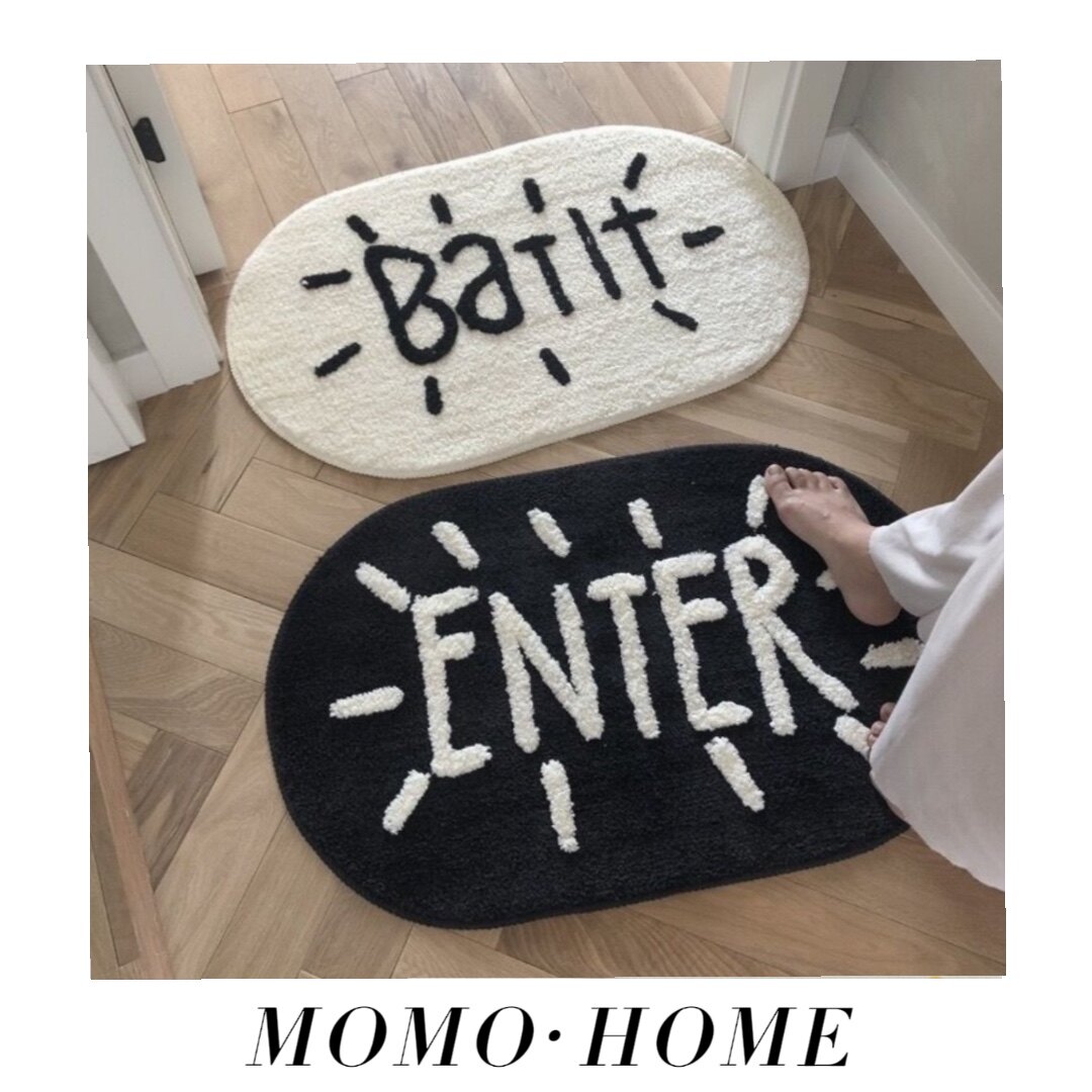 MOMO HOME·韩式羊绒洗手间卧室床边毯客厅茶几垫吸水防滑地毯