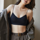 细肩带防走光裹胸文胸一体式 内搭带胸垫小背心吊带抹胸女美背内衣