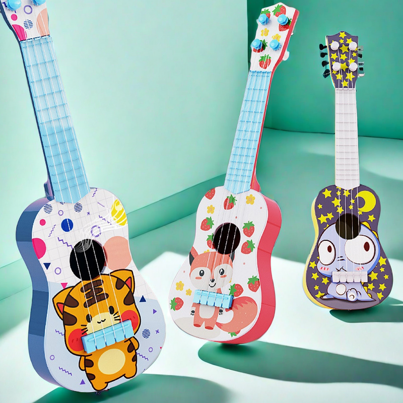 尤克里里初学者儿童女孩音乐可弹奏乐器小提琴宝宝男孩小吉他玩具