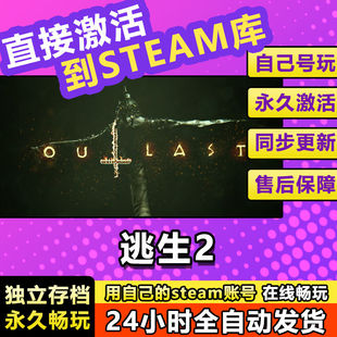 逃生2-Outlast steam激活码cdkey在线电脑游戏兑换码永久入库
