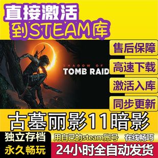 古墓麗影11暗影steam激活碼 兌換永久 cdkey在線PC電腦游戲入庫(kù)正版