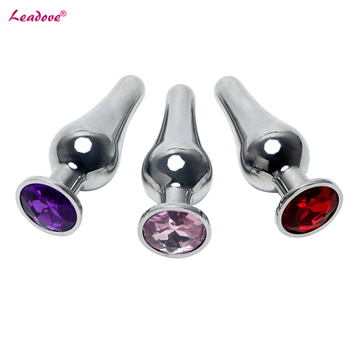 Small Size Anal Plug Massager Diamond Metal Butt Plug Anal S