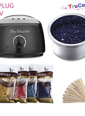 Hot Wax Warmer Heater Machine Hair Removal Beans Waxing Kit