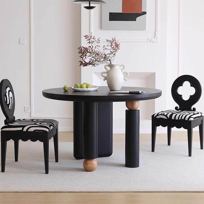 复古北欧实木小户型长方形家用创意餐桌饭桌黑色设计师简约圆桌,畜牧/养殖物资,畜牧/养殖器械,淘宝优惠券,粉丝福利购,淘宝优惠卷