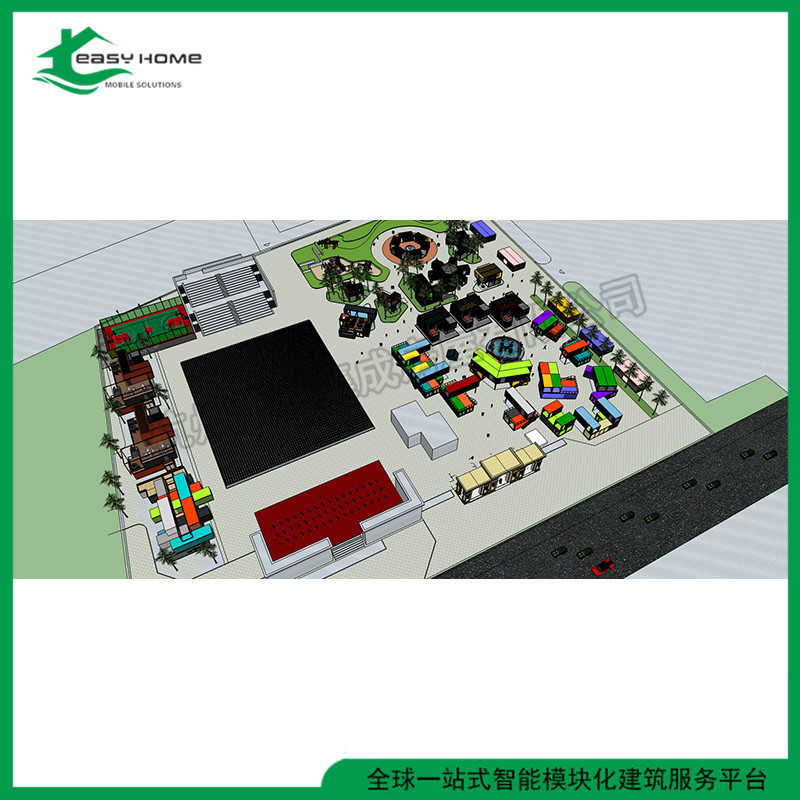 厂家 集装箱创意建筑移动 设计 集装箱创意建筑