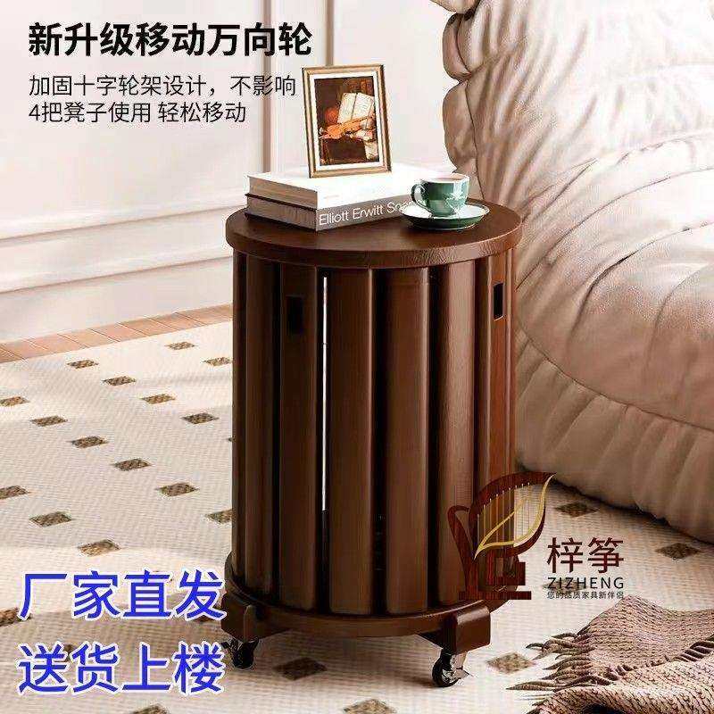 实木圆凳子茶几家用可叠放凳原木新中式叠叠乐现代吃饭登子餐桌凳,畜牧/养殖物资,畜牧/养殖器械,淘宝优惠券,粉丝福利购,淘宝优惠卷