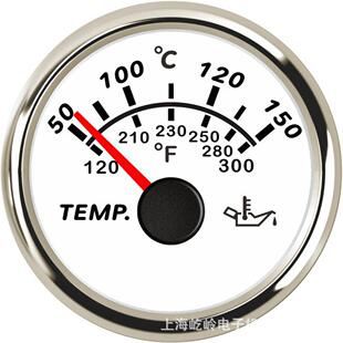 52mm指针油温表货车汽车卡车客船轮船柴油机改装通用油温表温度表