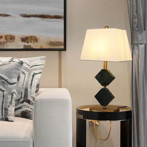 新中式复古装饰台灯桌灯创意卧室台灯轻奢书桌灯一件起批