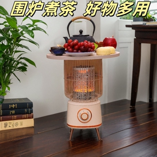 2025围炉煮茶取暖器家用鸟笼小太能烤火日暖炉阳家用电暖气速热节