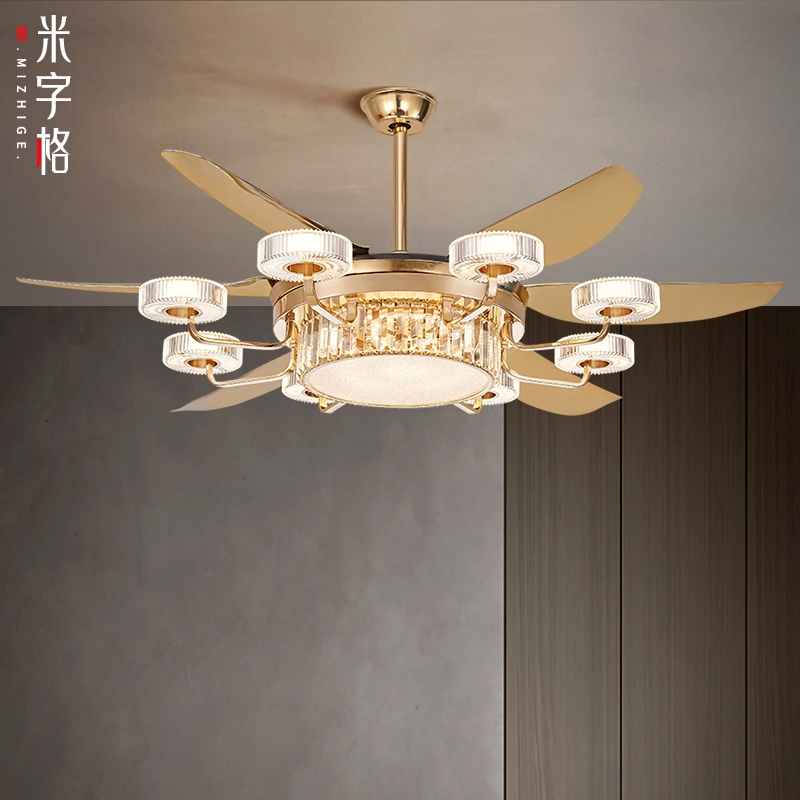 直叶风扇吊灯客厅灯2025新款现代