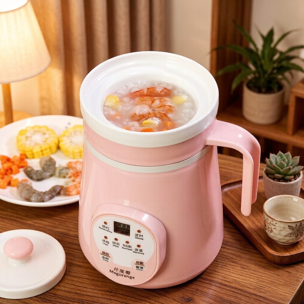 智能隔水炖一人食陶瓷电炖锅图片