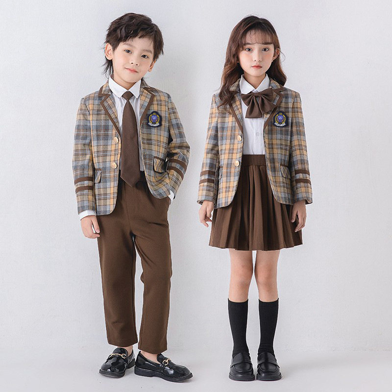 贵族学院风校服套装小学生秋季