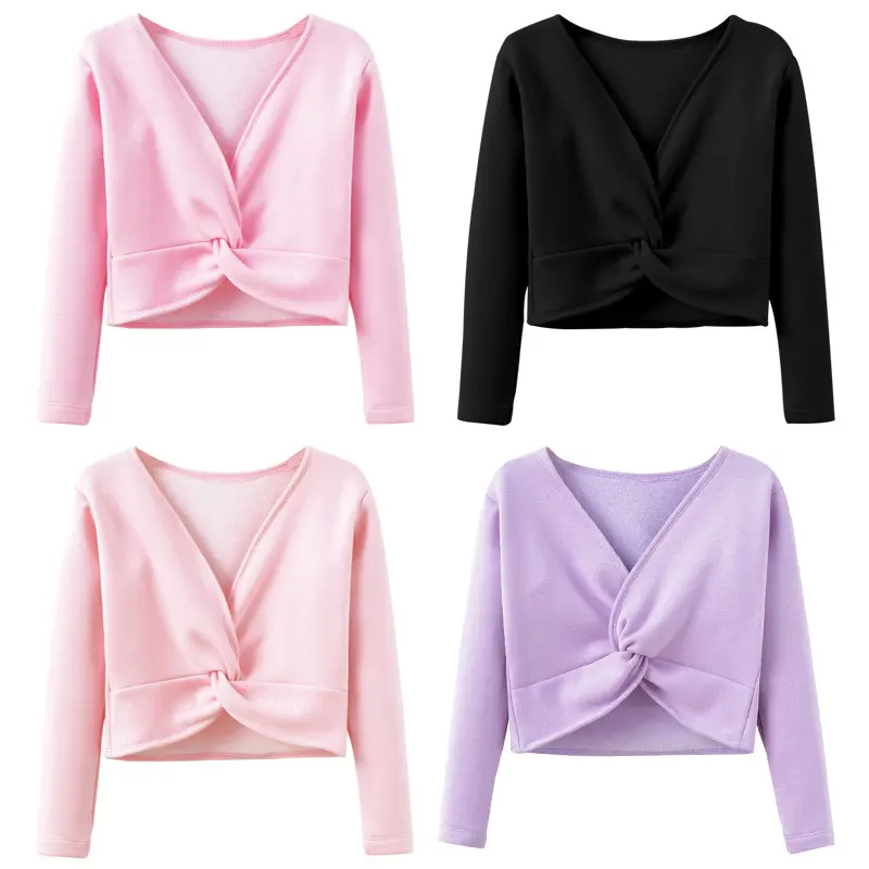 儿童舞蹈服女童练功服秋冬季加厚