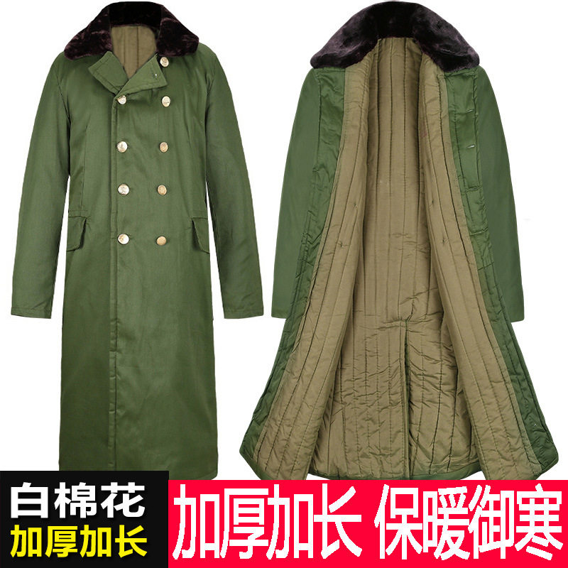 军棉大衣冬季加厚长款棉衣保暖
