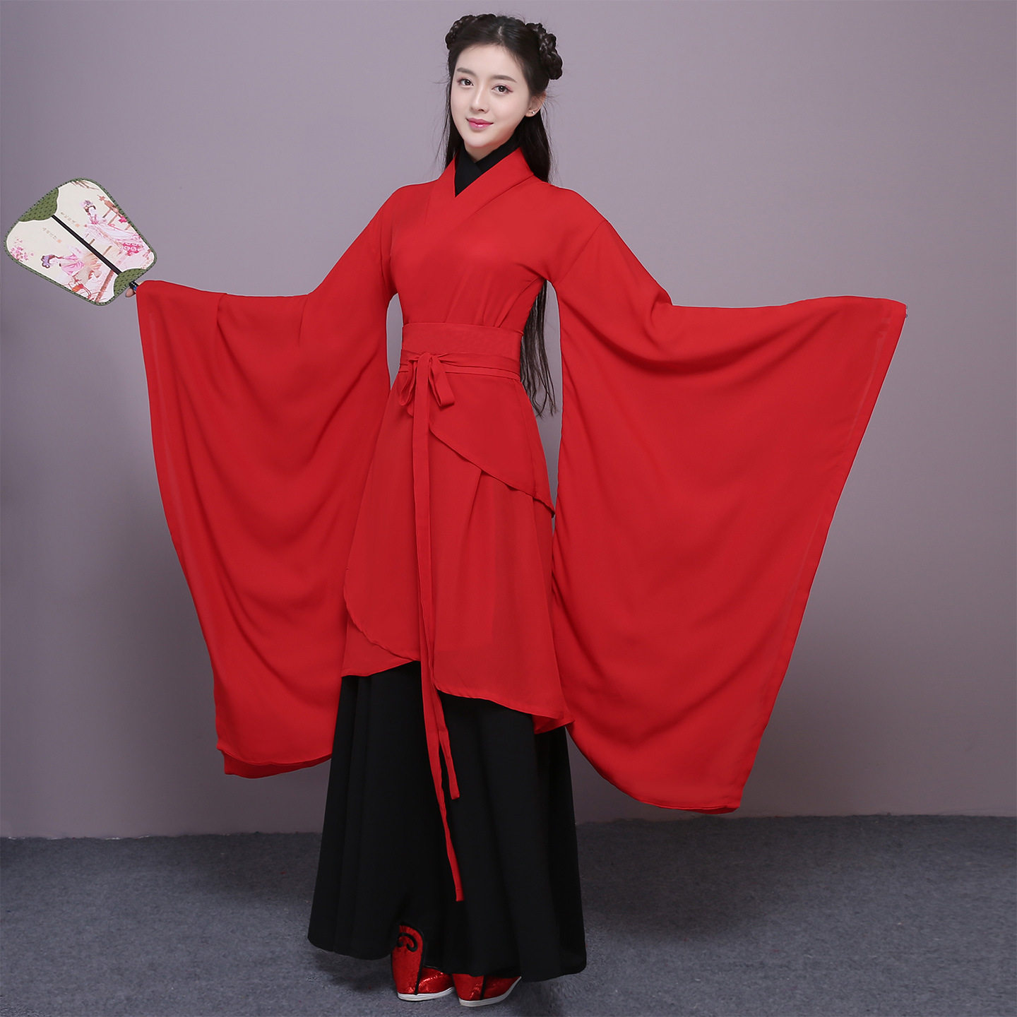 礼仪之邦同款演出服汉服舞鞋可