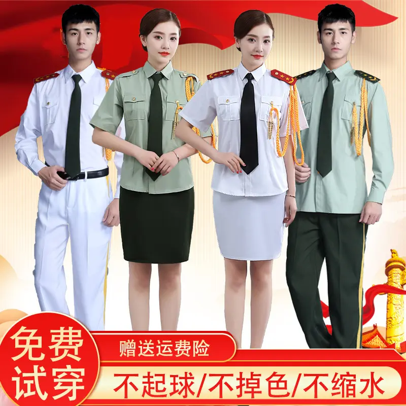 国旗班仪仗队服装礼宾服成人军鼓