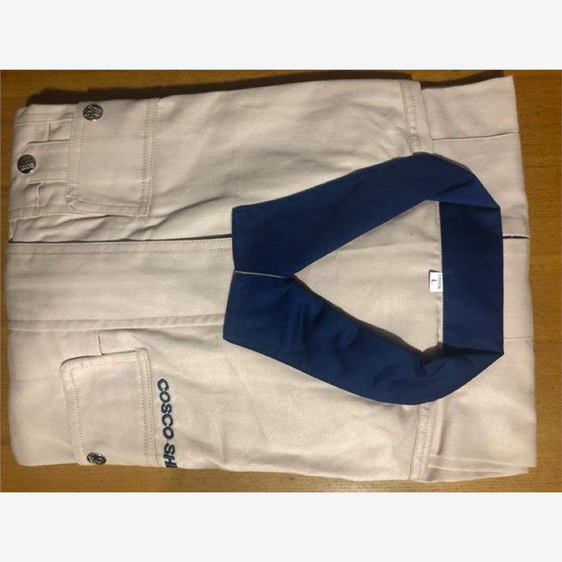 纯棉电焊服劳保工作服船