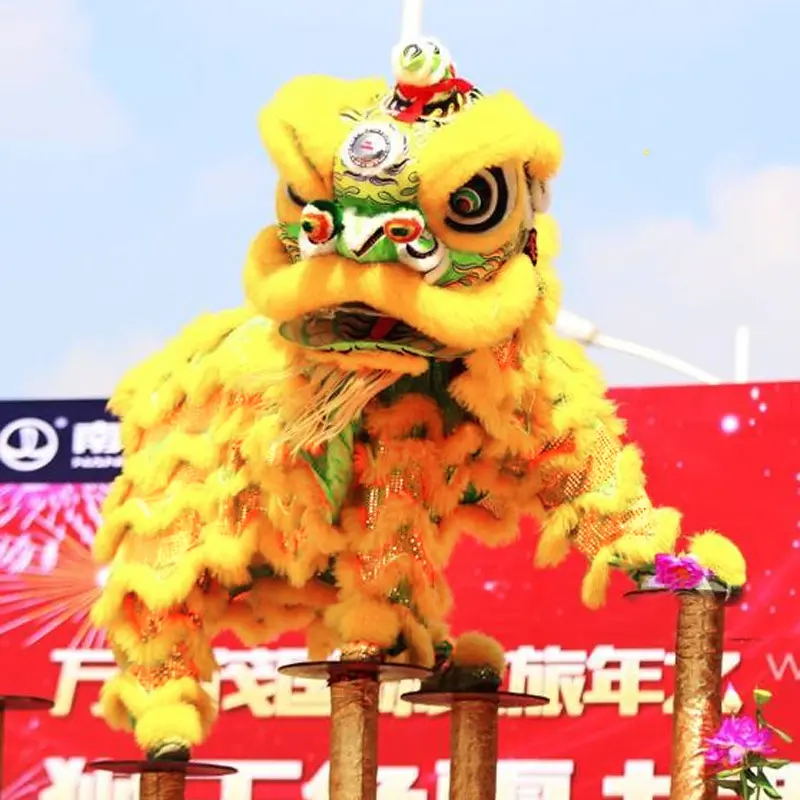 舞狮道具整套舞狮子竹编醒狮用品图片