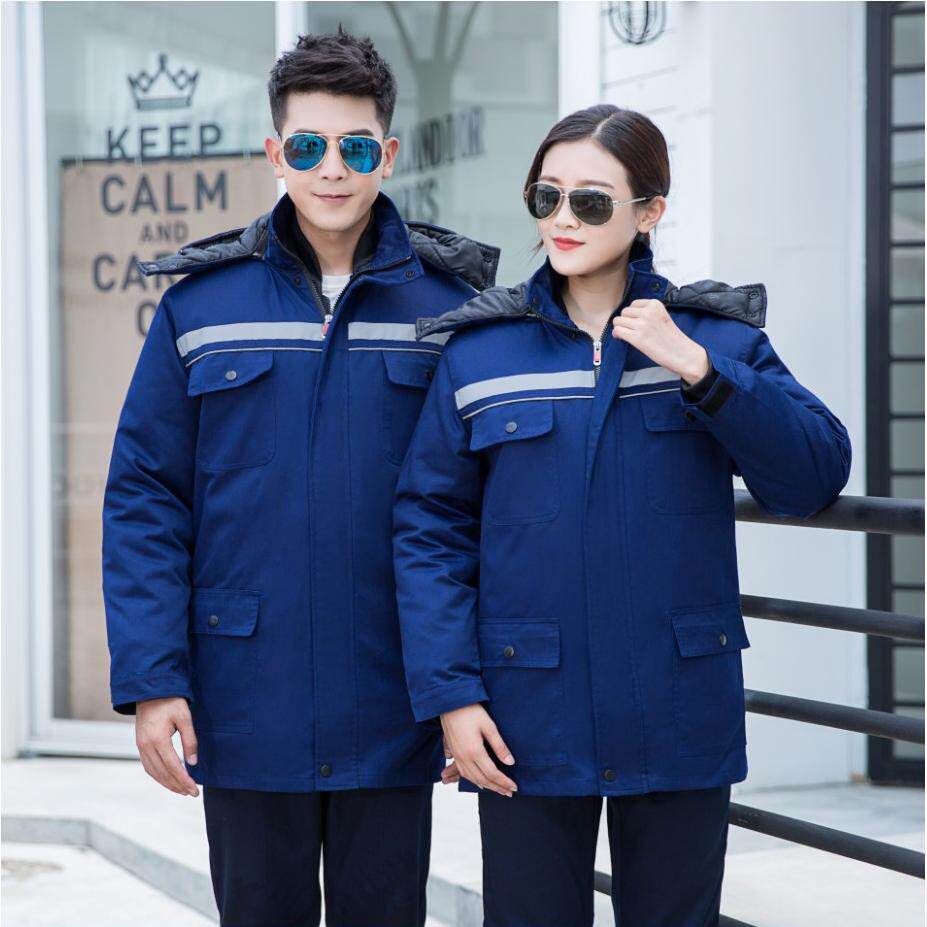 冬季工作服棉服男棉衣加厚耐磨