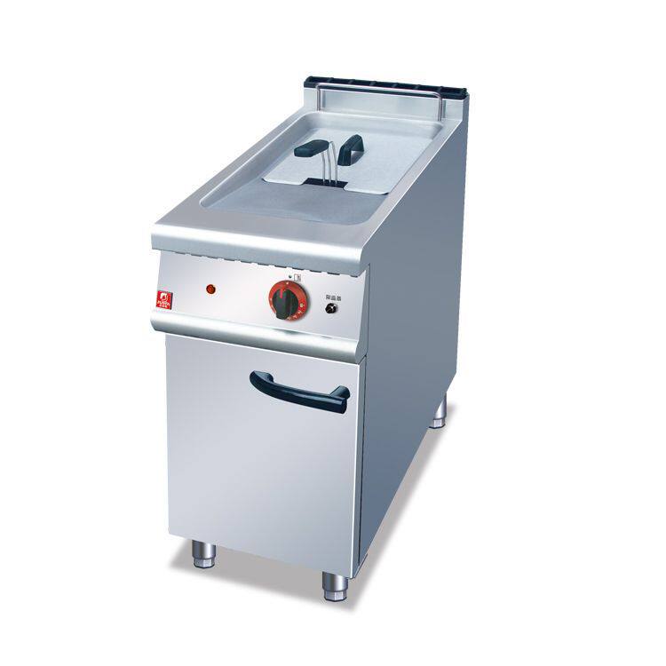 佳斯特zh-tc-1商用单缸单筛电炸炉连柜座落地式豪华炸炉炸鸡炉