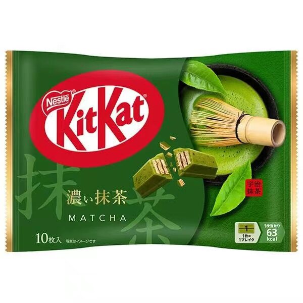 日版日本土人气雀巢奇巧KitKat浓抹茶草莓黑巧夹心巧克力威化饼干