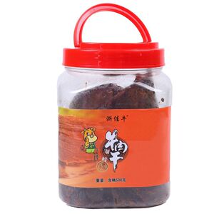 湖岭牛肉干手撕原味五香蜜汁浙佳牛温州毛重小片501g零食