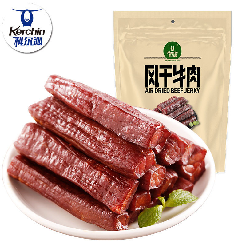 科尔沁风干牛肉干500g休闲零食小吃内蒙特产