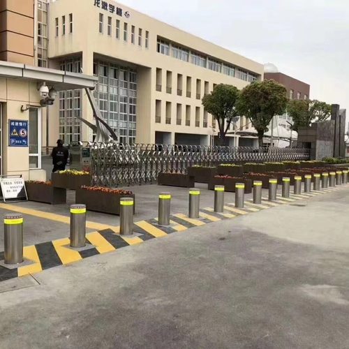 全自动电动液压升降柱遥控伸缩地桩防撞升降路桩不锈钢警示柱