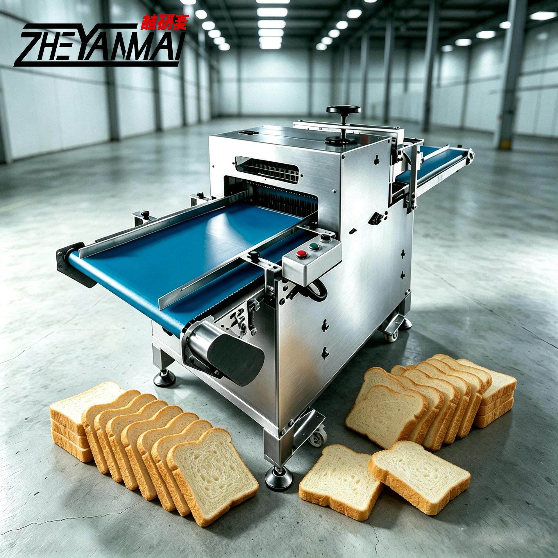 吐司面包连续切片机30片BreadSlicer商用烘焙不锈钢法棍分割设备