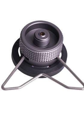 气罐配件转换头户外野营扁气炉具转换长气燃料炉头IPB转换头