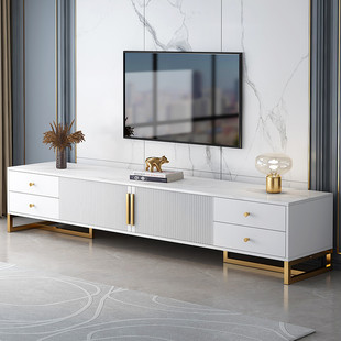 双虎家私官方电视柜小户型客厅家用简约现代新款卧室轻奢落地茶几